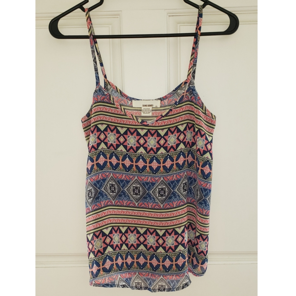 Geometric tank top